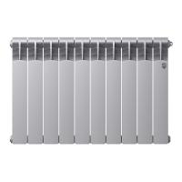 Биметаллический радиатор отопления Royal Thermo Revolution Bimetall 500 2.0 10 секций Silver Satin